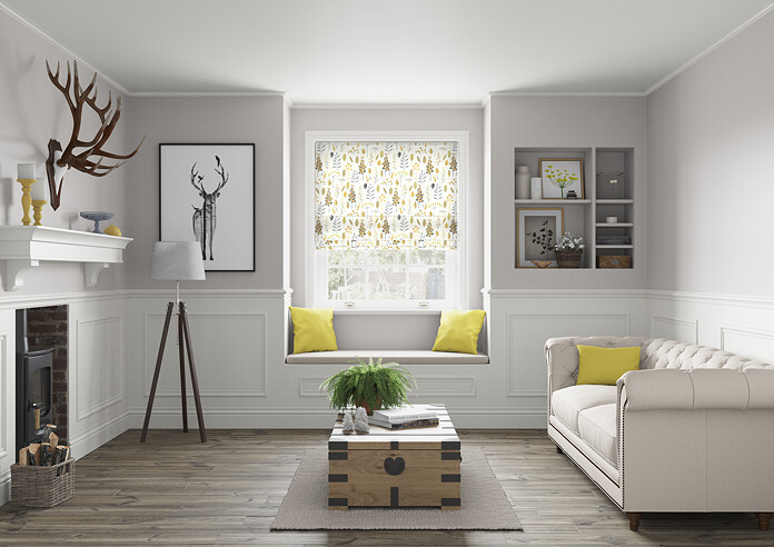 Amala, Saffron - Roman Blind - Image 5